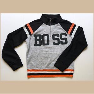 Half-zip 'Boss' Pullover